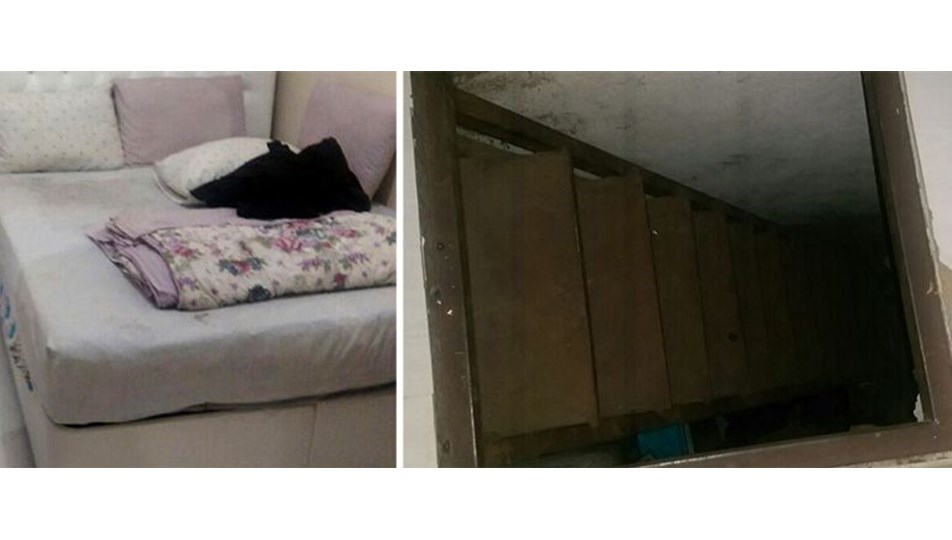 Kaçak sigara için yatak odasından özel geçit yaptırmış NTV