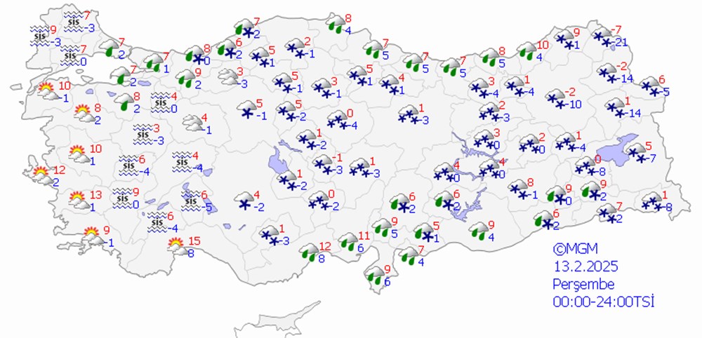 İstanbul'da hava ısınıyor: 16 il için kar uyarısı (Bugün hava nasıl olacak?) - 14