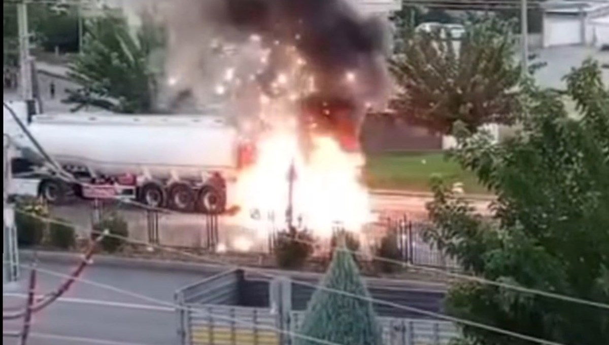 Diyarbakır'da korkunç kaza: Tankere çarptı alev topuna döndü
