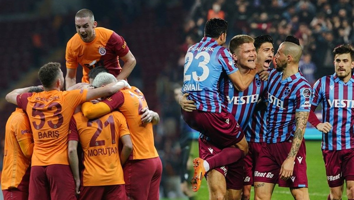 Galatasaray - Trabzonspor maçı başladı