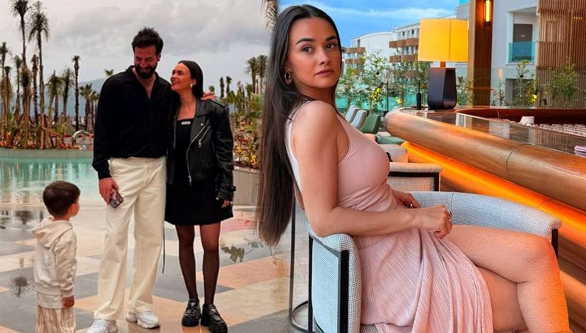 Hande Soral'dan mutlu aile pozları