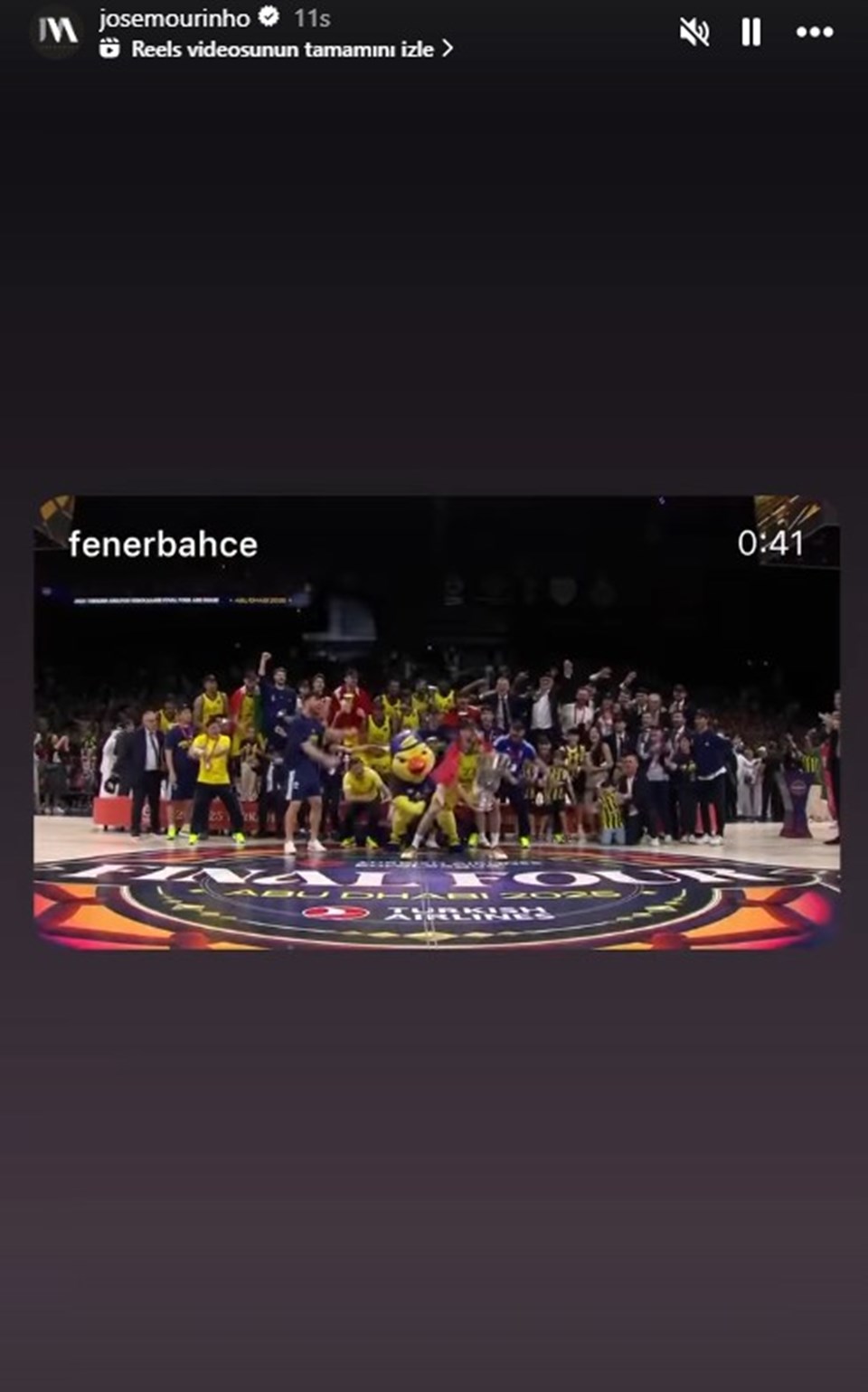 Fenerbahçe Beko şampiyon oldu, paylaşımlar üst üste geldi: Volkan Demirel, Arda Güler, Mourinho ve İsmail Kartal - 1