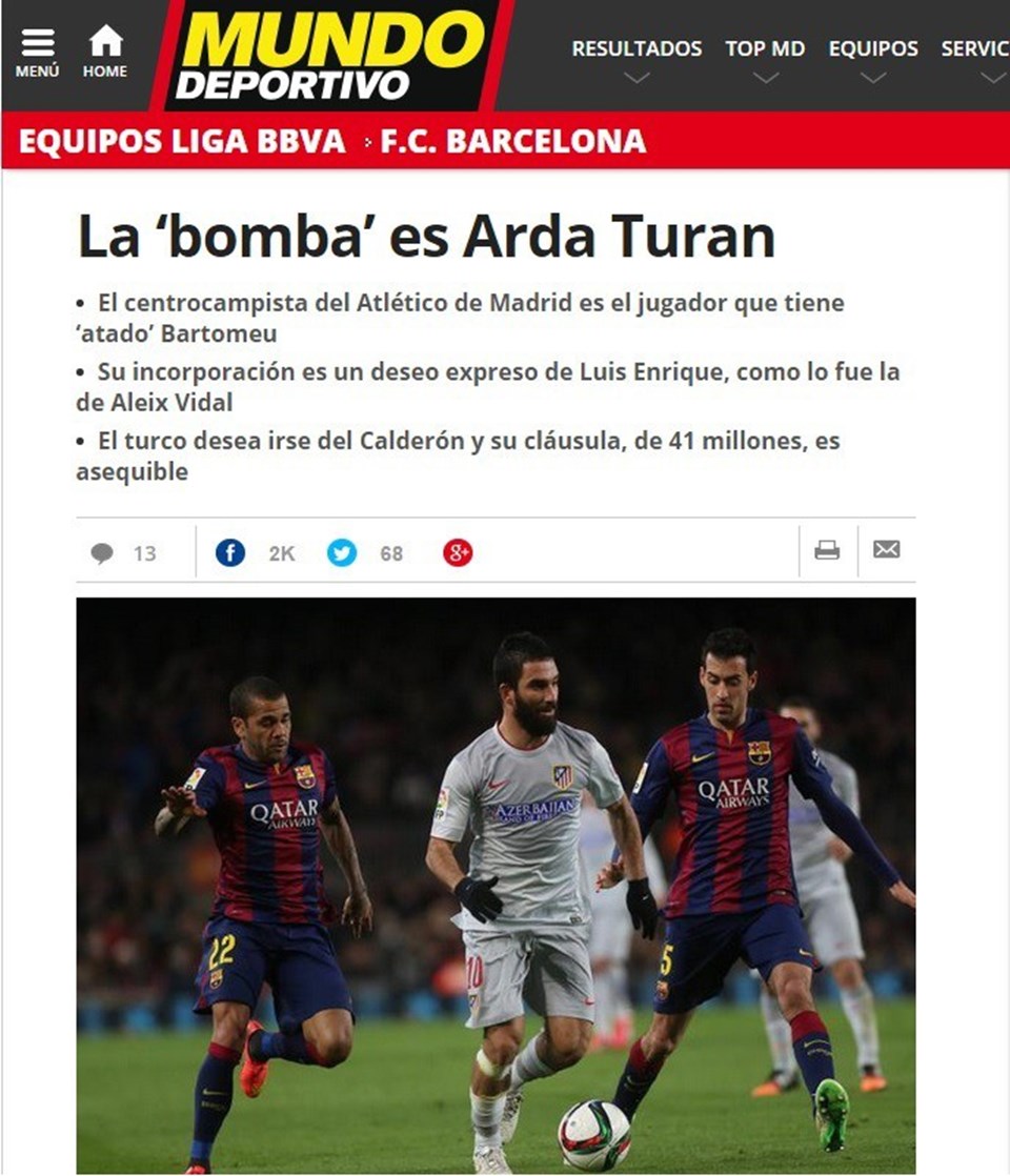 Arda Turan, Barcelona'ya yazıldı - 1
