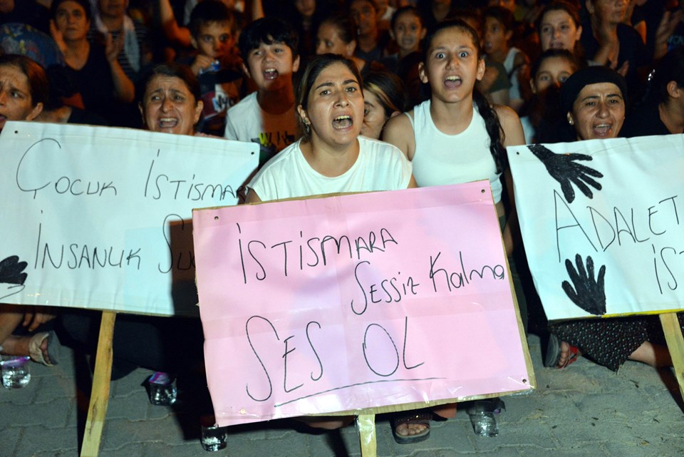 Kahramanmaraş'ta cinsel istismar protestosu - 1
