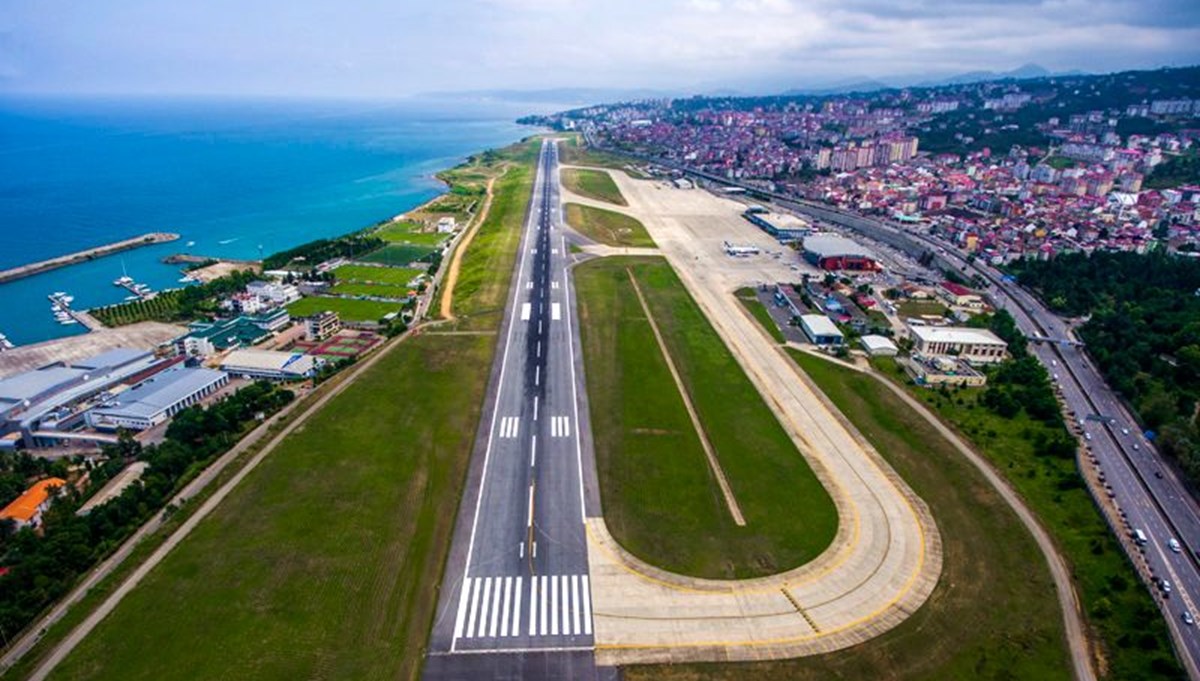 Trabzon Havalimanı bugün uçuşlara kapalı (Onarım çalışması var)