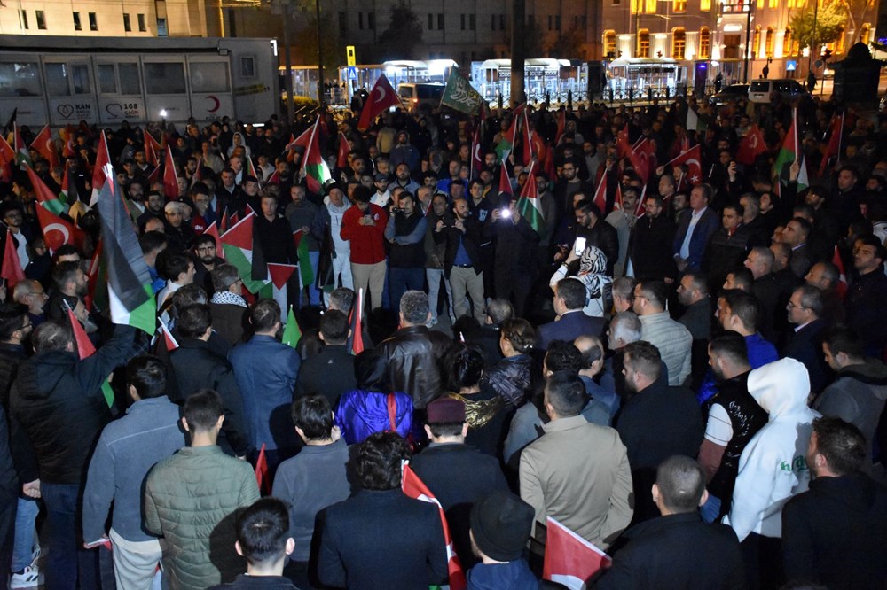 Yurt genelinde İsrail protestoları (Binlerce kişi sokaklara çıktı) - 7