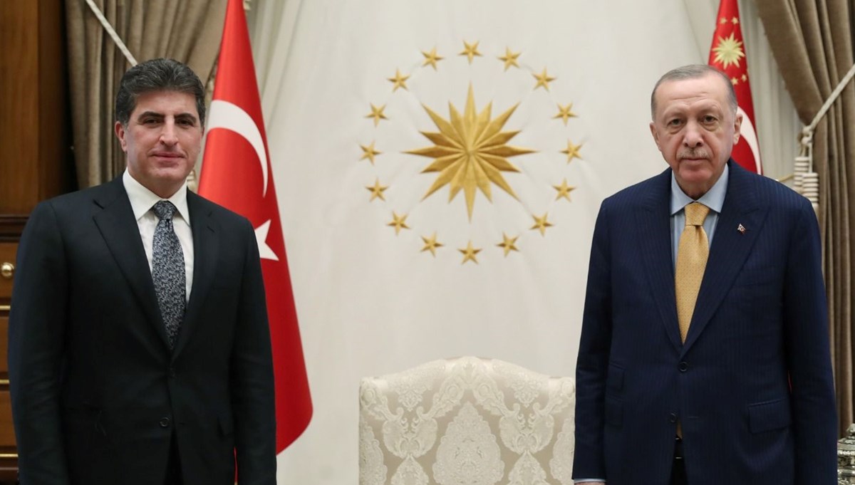 Cumhurbaşkanı Erdoğan Barzani'yi kabul etti