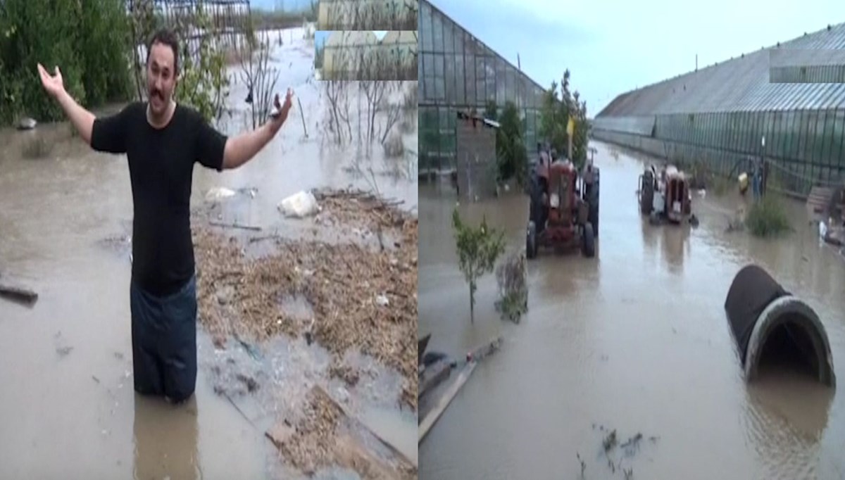 Antalya’da sel baskını: Metrekareye 218 kg yağmur düştü