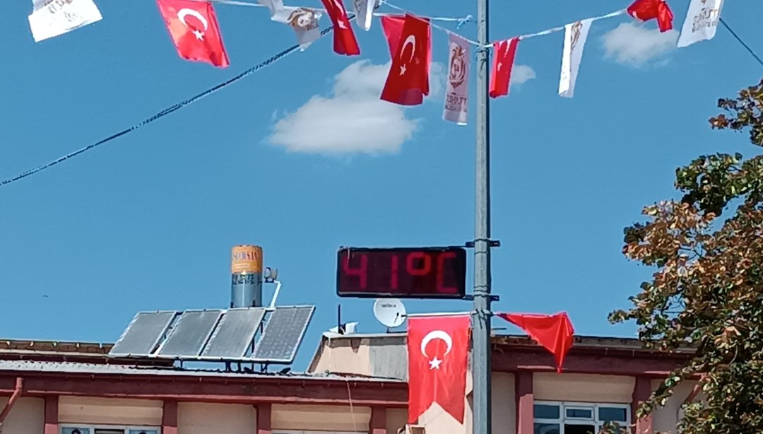 Afyonkarahisar'da hava sıcaklığı 41 dereceye çıktı