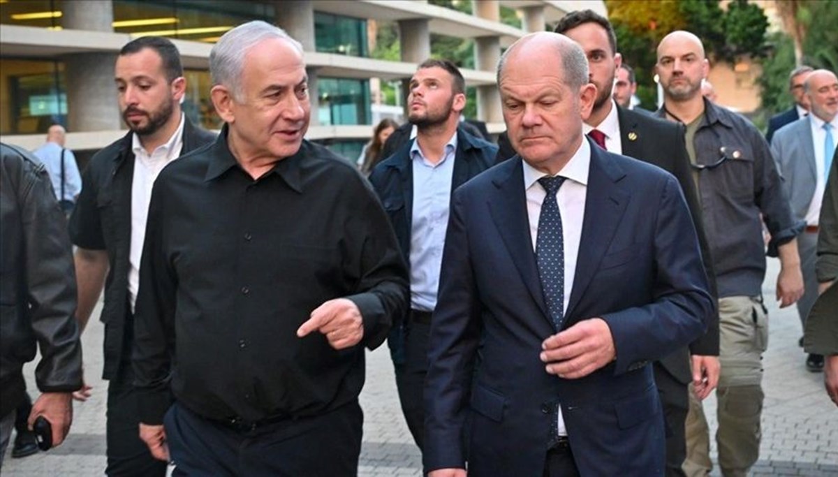 Almanya Başbakanı Scholz, İsrail Başbakanı Netanyahu ile görüştü