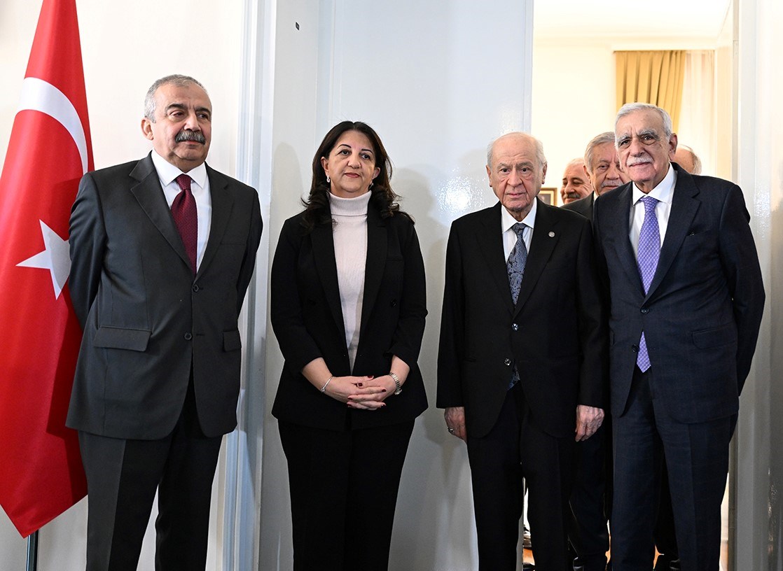 DEM Parti heyeti ve MHP lideri Devlet Bahçeli