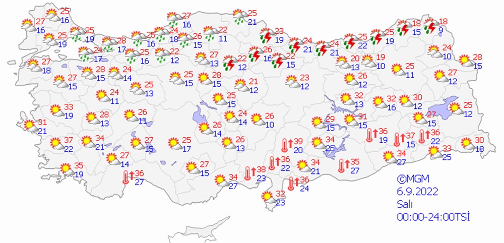 Meteoroloji uyardı: Sıcaklıklar düşecek (Bugün hava nasıl olacak?) - 7