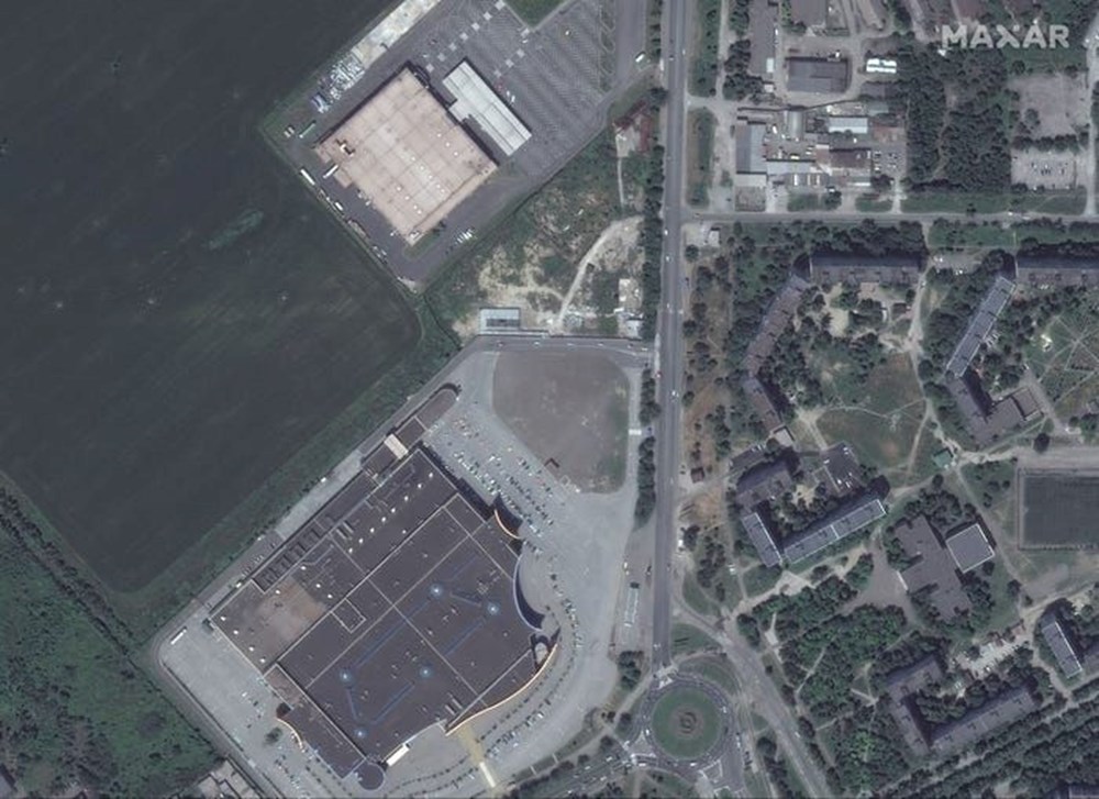 Mariupol kentindeki yıkım uydudan görüntülendi - 8