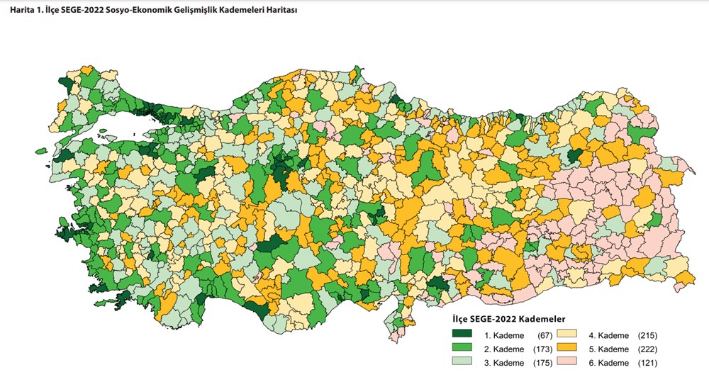'100 il, 1000 ilçe' önerisiyle gündeme geldi: 973 ilçenin sosyo-ekonomik sıralaması - 3