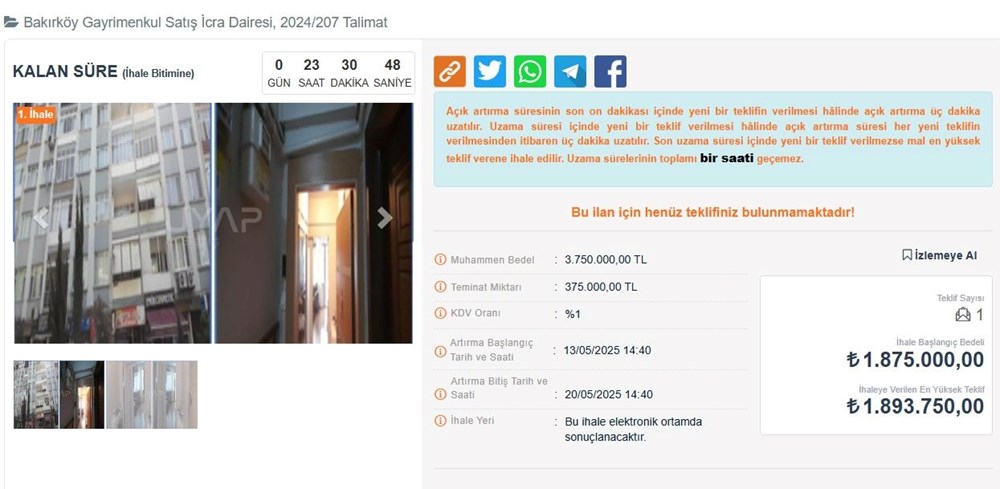 Yarı fiyatına ihaleyle konut satışı... İşte ayrıntılar - 7