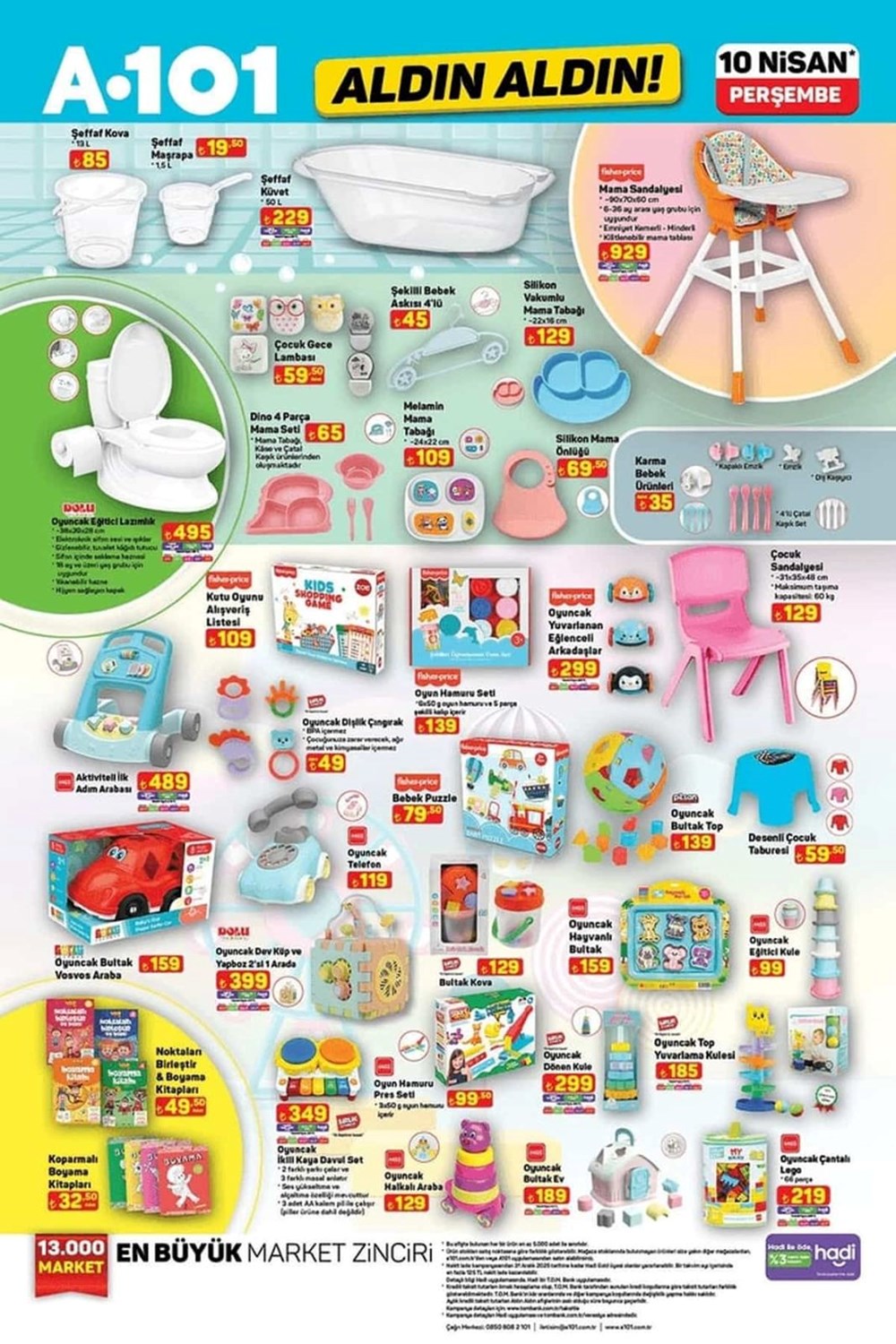 A101’e teknoloji, elektronik mutfak ve bebek eserleri geliyor: A101 10 Nisan Aktüel Kataloğu 80 d