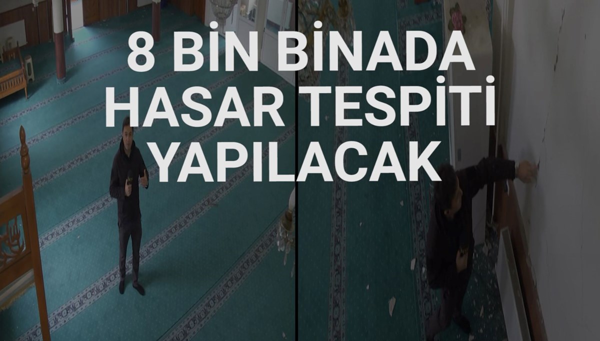 NTV ekibi depremde hasar gören Fatih Cami’sini görüntüledi NTV ekibi depremde hasar gören Fatih Cami’sini görüntüledi