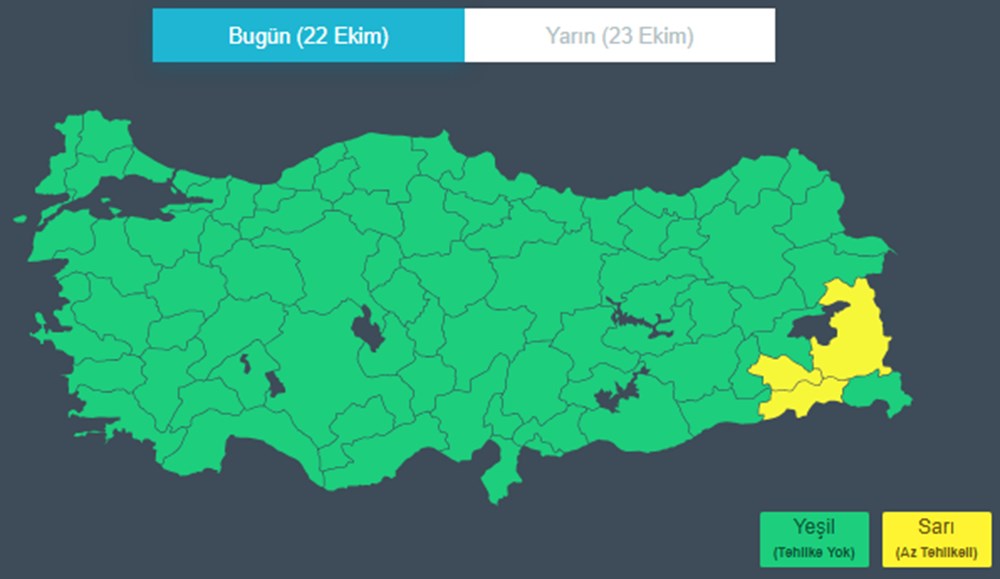 Beş büyük kentte yağış var: Perşembe gününe dikkat! - 4