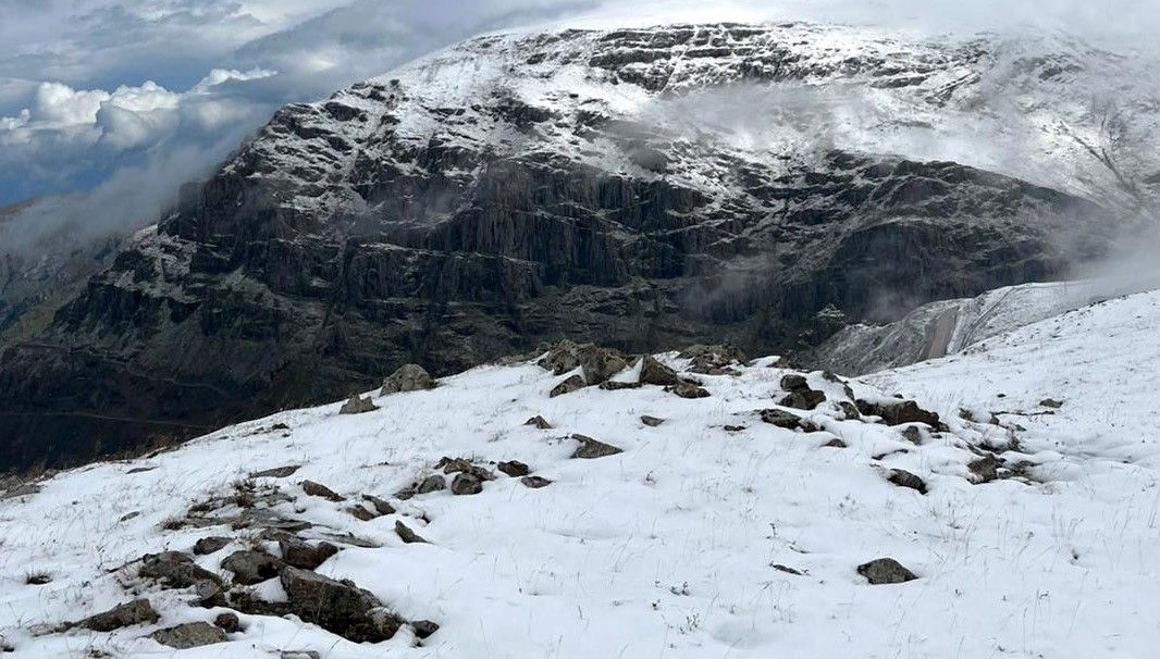 Hava soğudu, gece kar yağdı: Beyaz örtüyle kaplandı