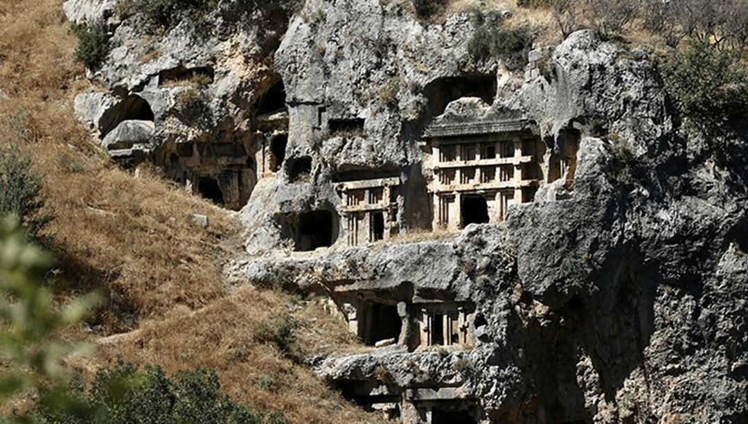Tlos Antik Kenti'nde restorasyon çalışmaları sürüyor