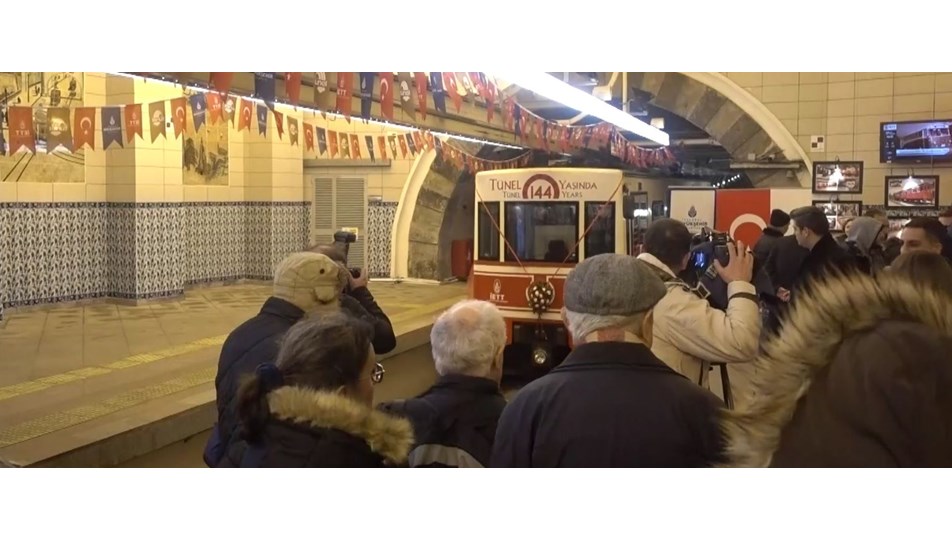 Tarihi Karaköy Tüneli 144 yaşında
