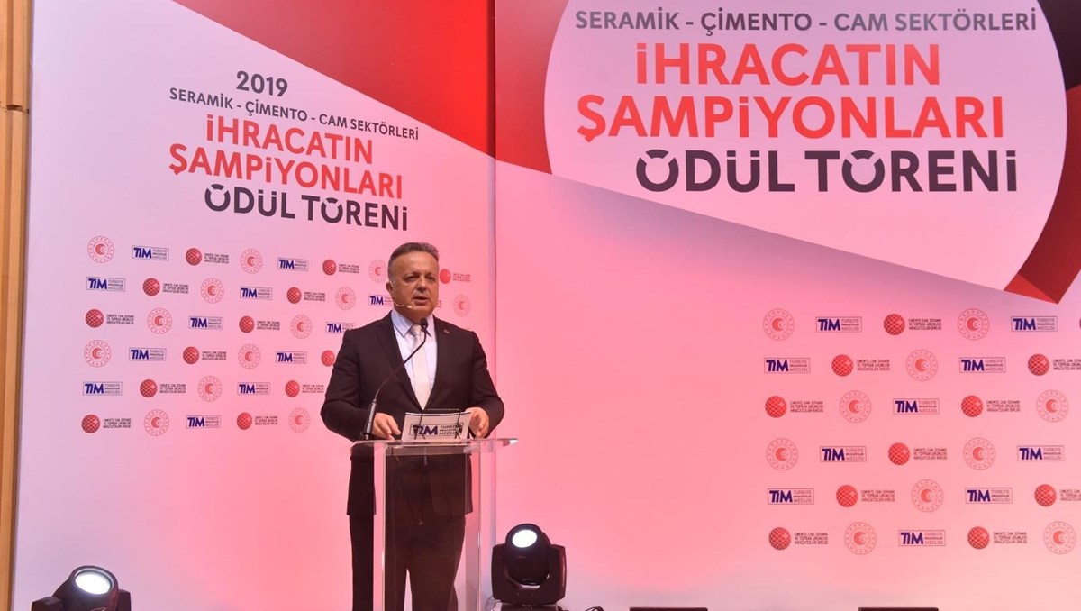 Seramik, çimento ve camın 2019 ihracat şampiyonları ödüllendirildi