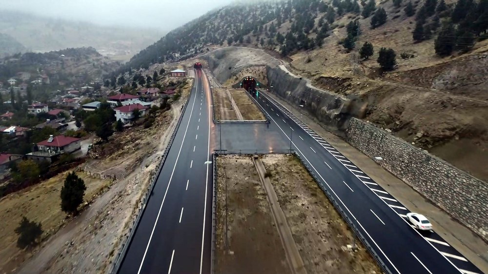 11 tünelli Kahramanmaraş-Göksun yolu açıldı: Süre 39 dakika kısalacak - 7