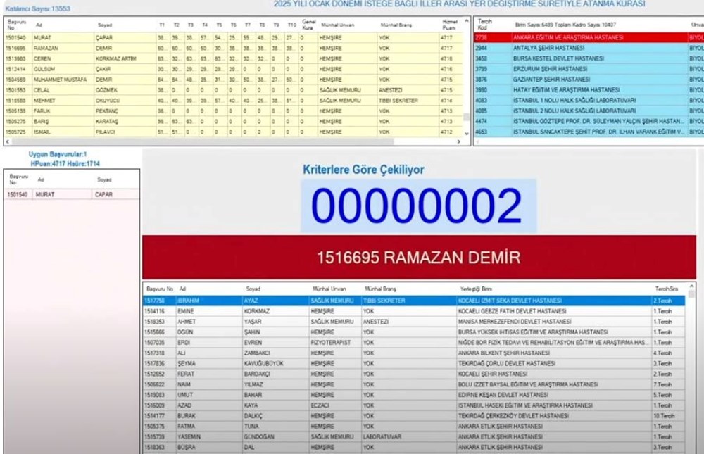 Sağlık Bakanlığı il dışı kura çekimi tamamlandı: Sağlık Bakanlığı iller arası tayin sonuçları ve isim listesi nasıl öğrenilir? - 7