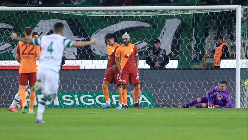 Galatasaray deplasmanda Konyaspor'a yenildi
