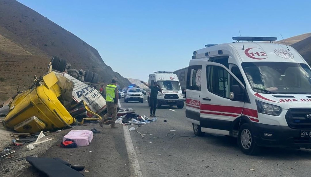 Erzincan'da katliam gibi kaza: 4 ölü, 2 yaralı