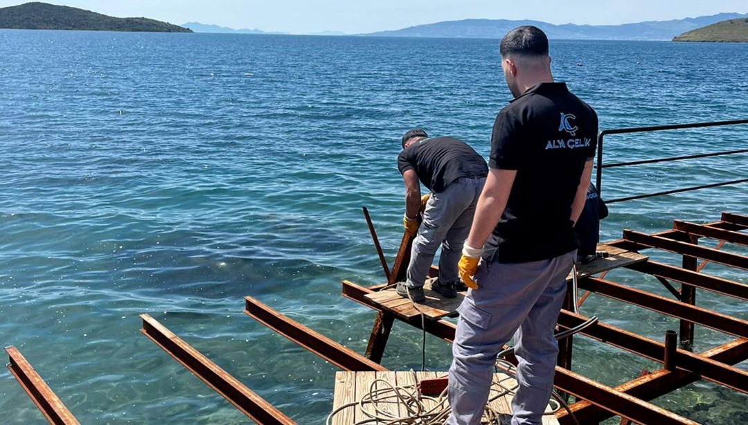 Bodrum'da kaçak iskeleye 3 milyon lira ceza