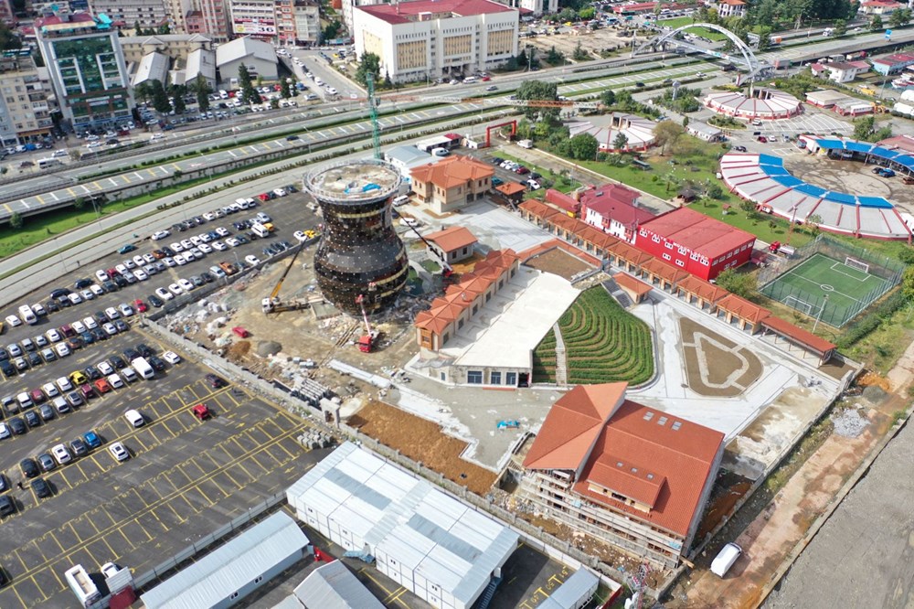 Rize'deki dünyanın en büyük çay bardağı Guinness’e aday - 5