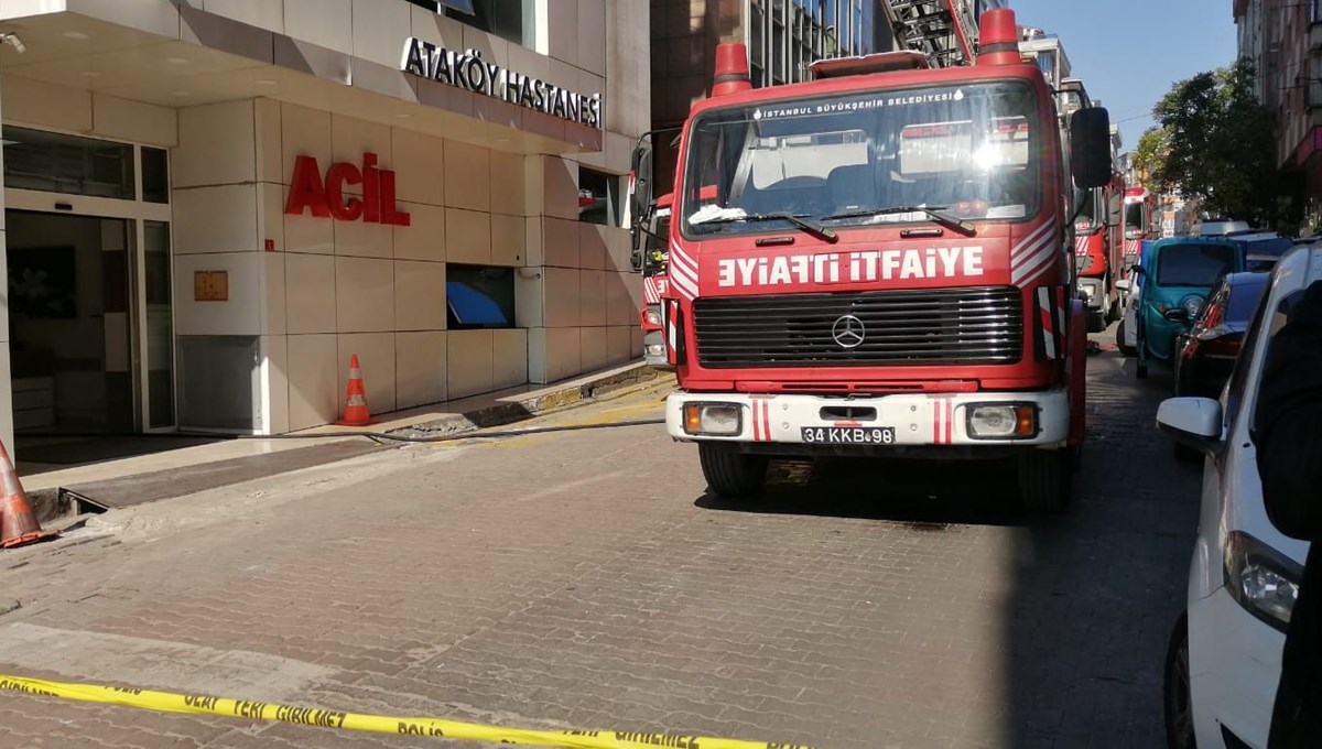 Bahçelievler'de hastanenin bodrum katında yangın; hastalar tahliye edildi