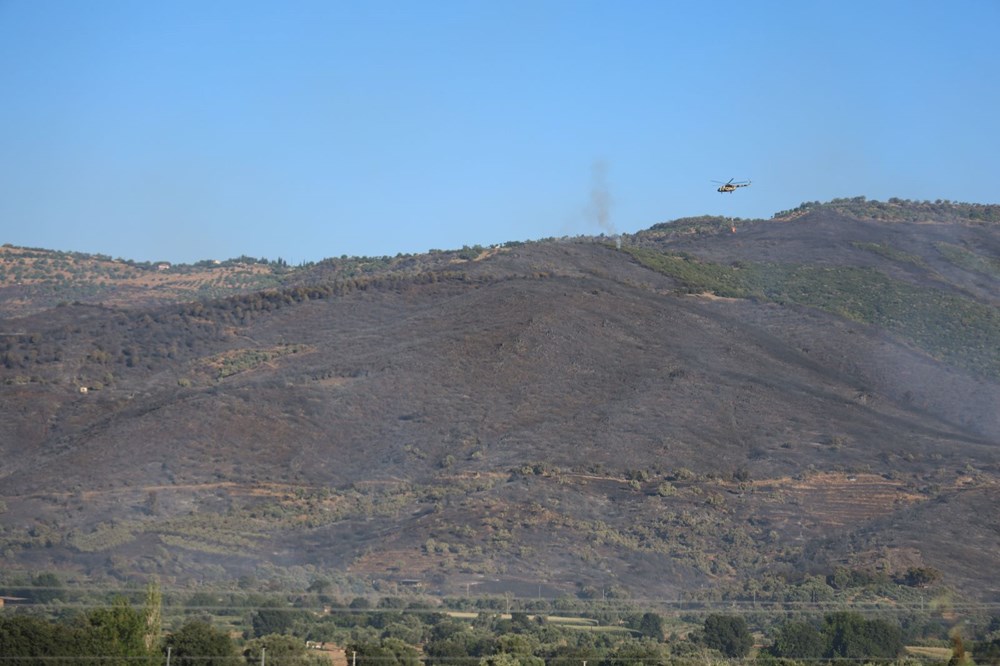 İzmir'in ciğerleri yandı, dağlar siyaha büründü - 4