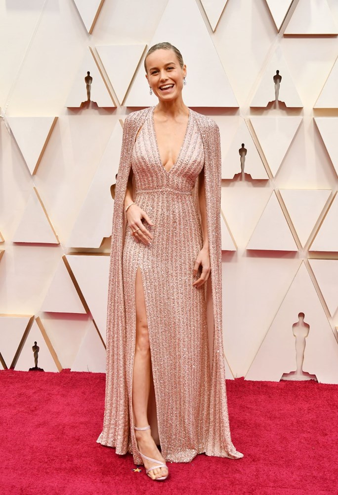 <p>Brie Larson oscar red carpet</p><p>Dress: Celine</p>
<p>Gem: Bulgari</p>