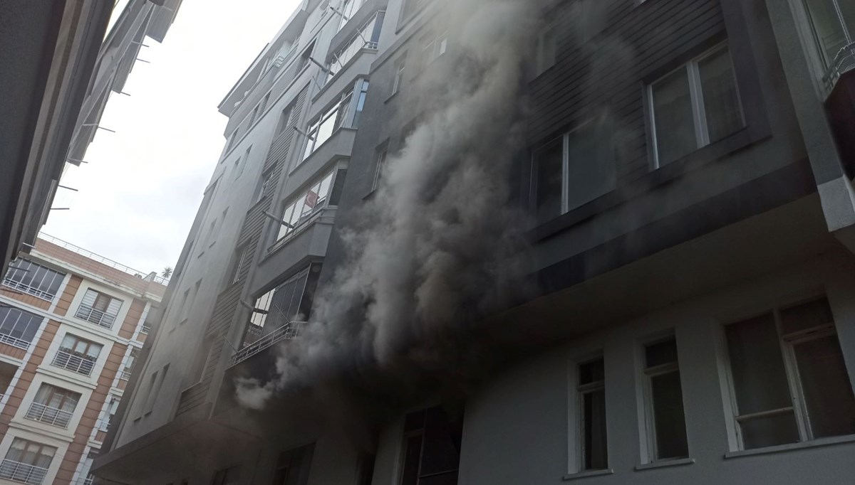 Samsun'da spor salonunun saunası yandı Samsun'da spor salonunun saunası yandı
