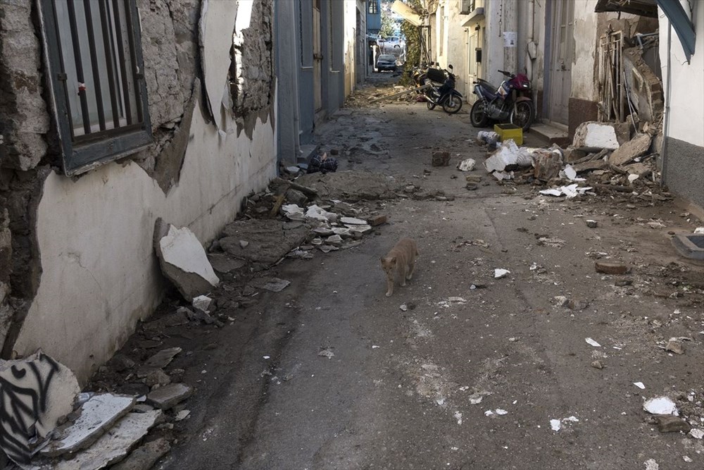 Depremin vurduğu Yunan adası Sisam'da son durum - 33