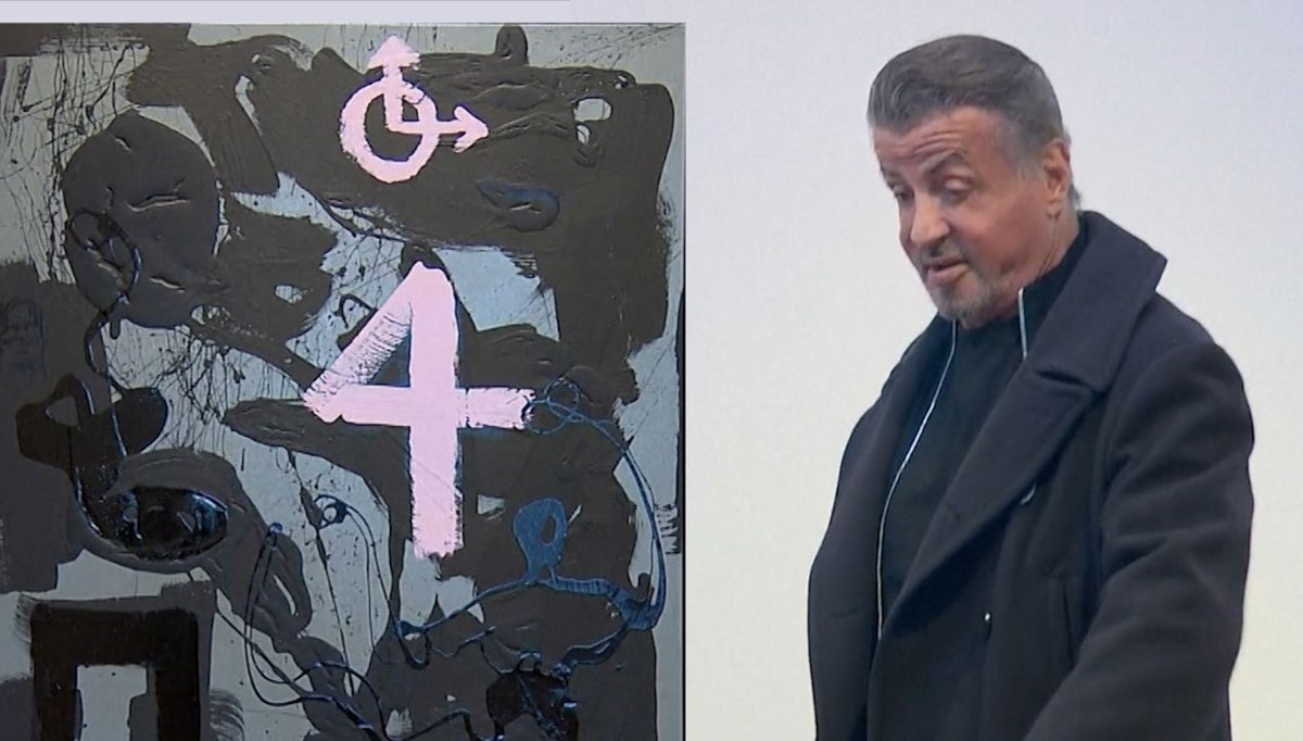 Sylvester Stallone resim sergisi açtı