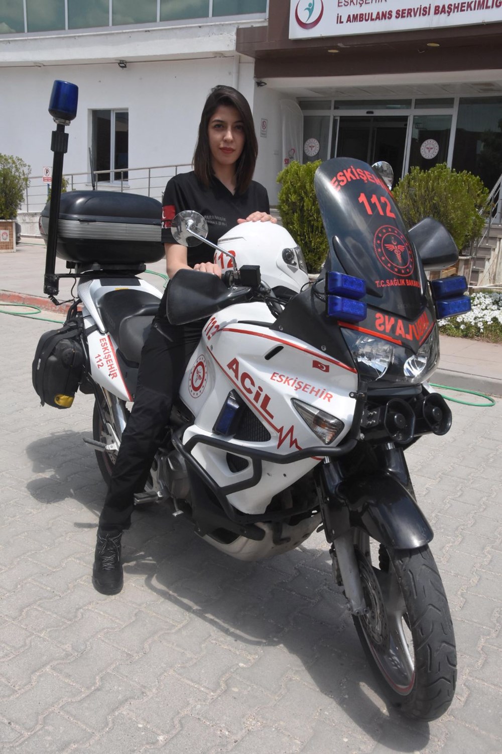 Türkiye'nin tek motosikletli kadın ATT'si Sabiha: Vakalara 3 dakikada ulaşıyor - 2