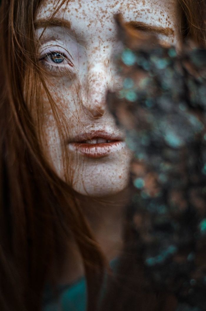 Freckles Brunette