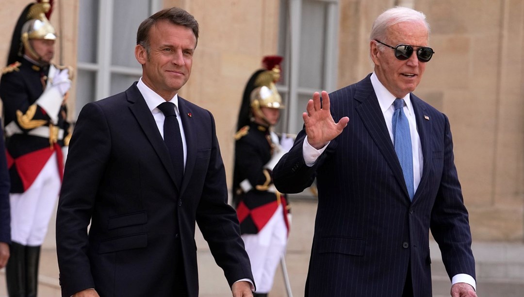 Biden ve Macron'dan yüzlerce Filistinlinin öldürüldüğü operasyona destek