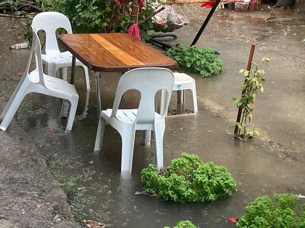 Çanakkale'de şiddetli yağış tekne batırdı - 8