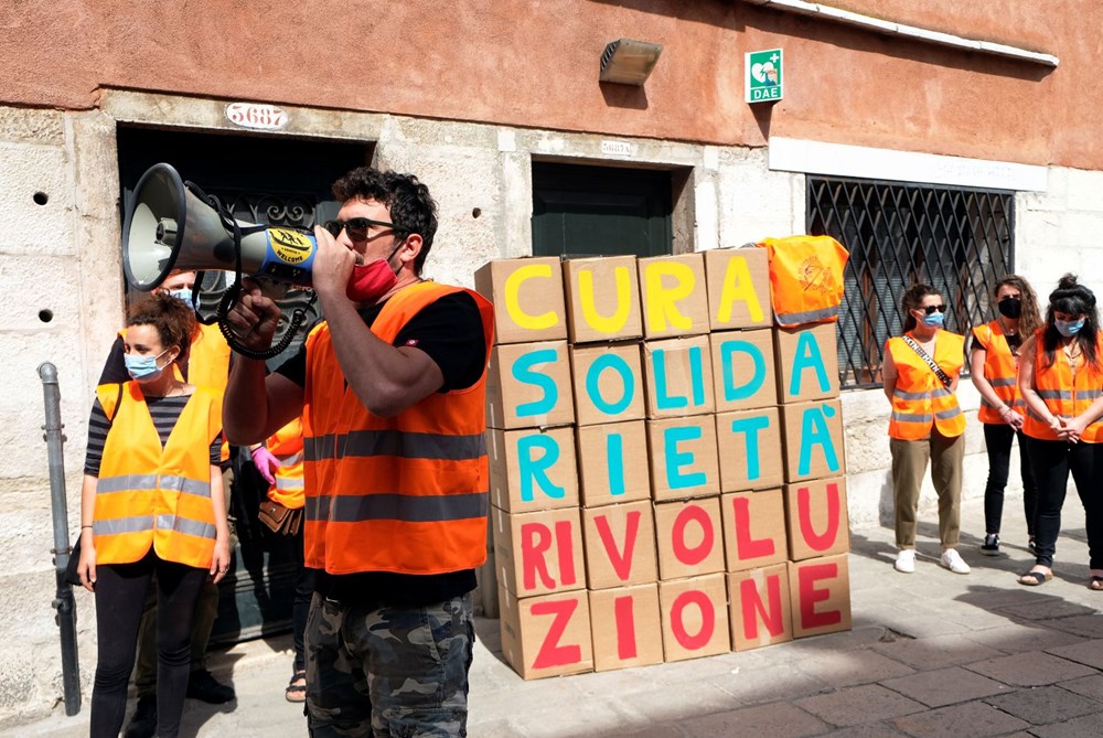 Venedik'te "turist istemiyoruz" protestosu - 2