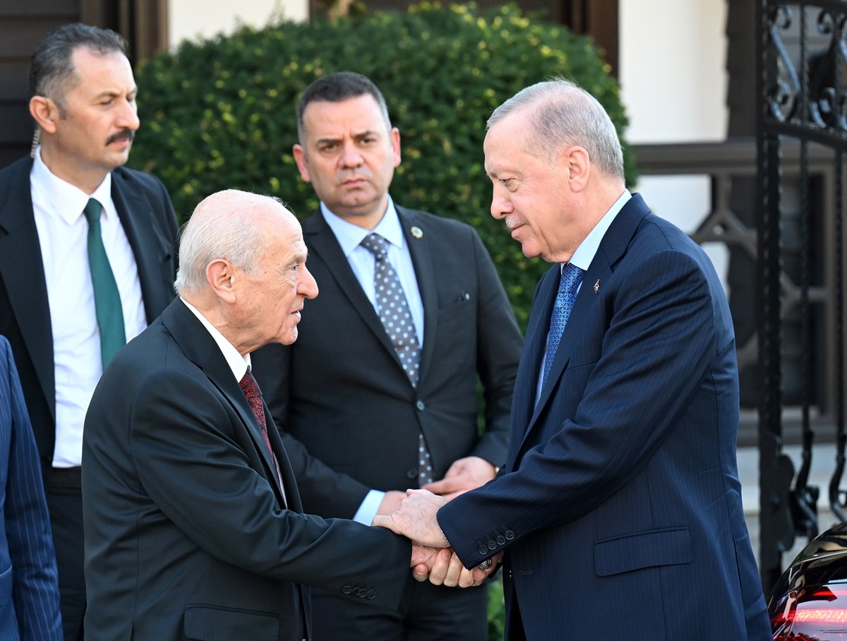 Bahçeli, görüşme sonrası Erdoğan