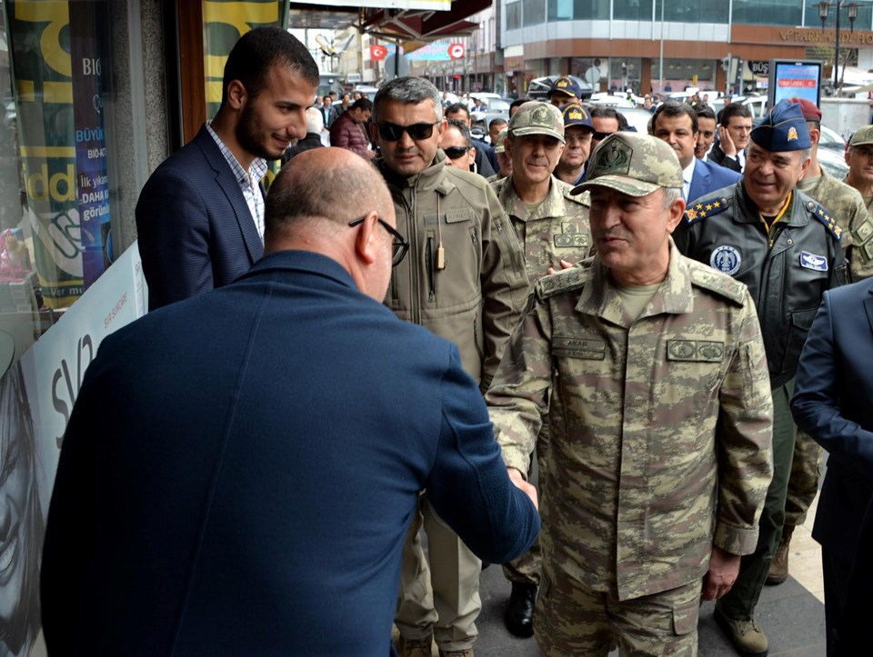 Genelkurmay Başkanı Akar ve kuvvet komutanları, Diyarbakır'da - 1