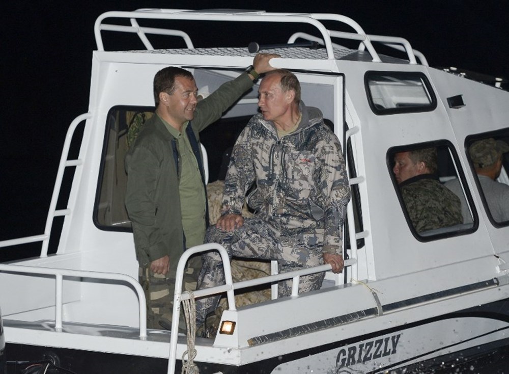 Медведев на отдыхе Медведев на отдыхе