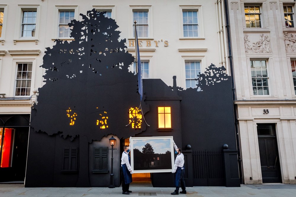 Ressam Rene Magritte'in 60 yıl önce yaptığı tabloya 80 milyon - 2