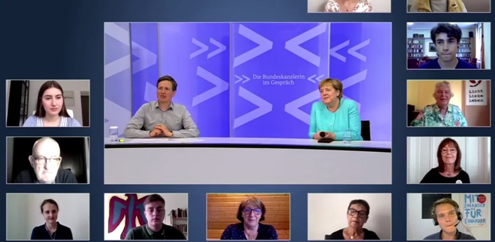 Angela Merkel televizyonda uyuya kaldı - 2