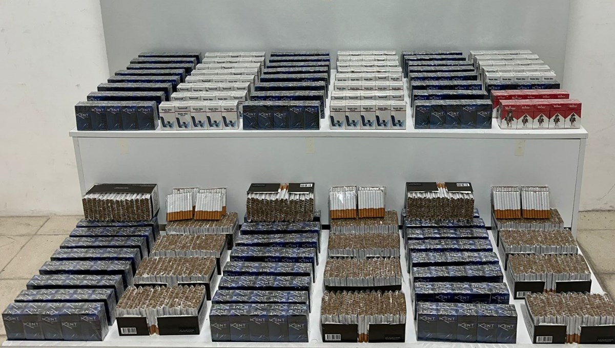 Binlerce dolu makaron ele geçirildi