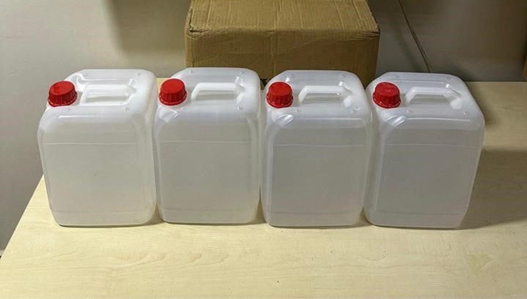 Sinop'ta 20 litre etil alkol ele geçirildi